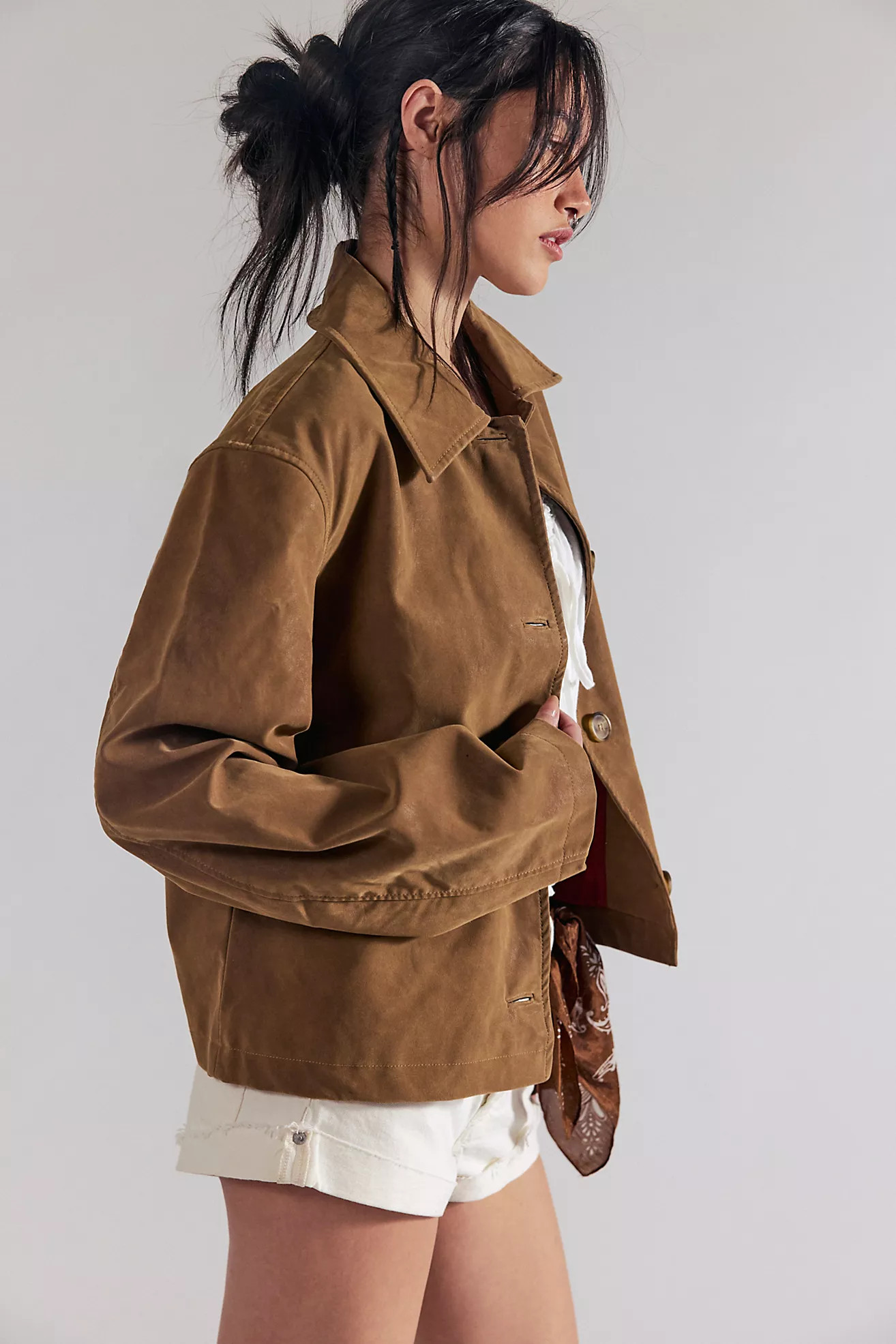 We The Free Hera Vegan Suede Jacket | Free People (Global - UK&FR Excluded)