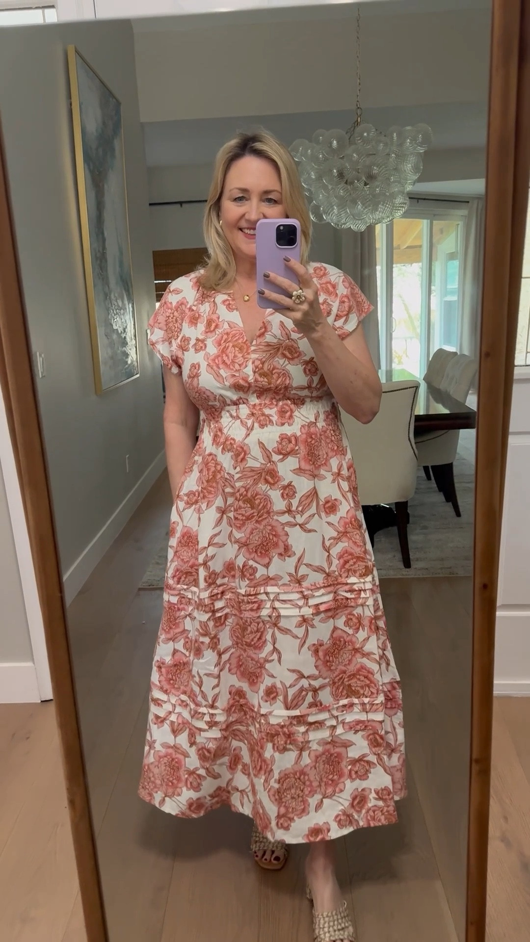 Pretty spring dress for Easter, Mother’s Day or graduation. This dress looks like an Anthropologie dupe. ￼

#LTKMidsize #LTKSeasonal #LTKootd