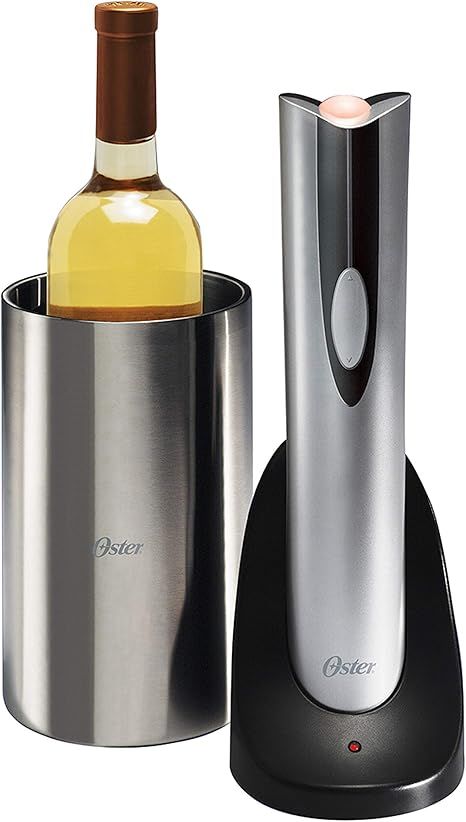 Oster Rechargeable and Cordless Wine Opener with Chiller | Amazon (US)