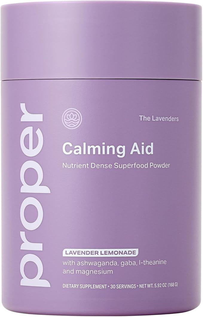 Proper, The Lavenders Calming Aid. Sleep and Relaxation Drink Mix. GABA L-Theanine Supplement wit... | Amazon (US)