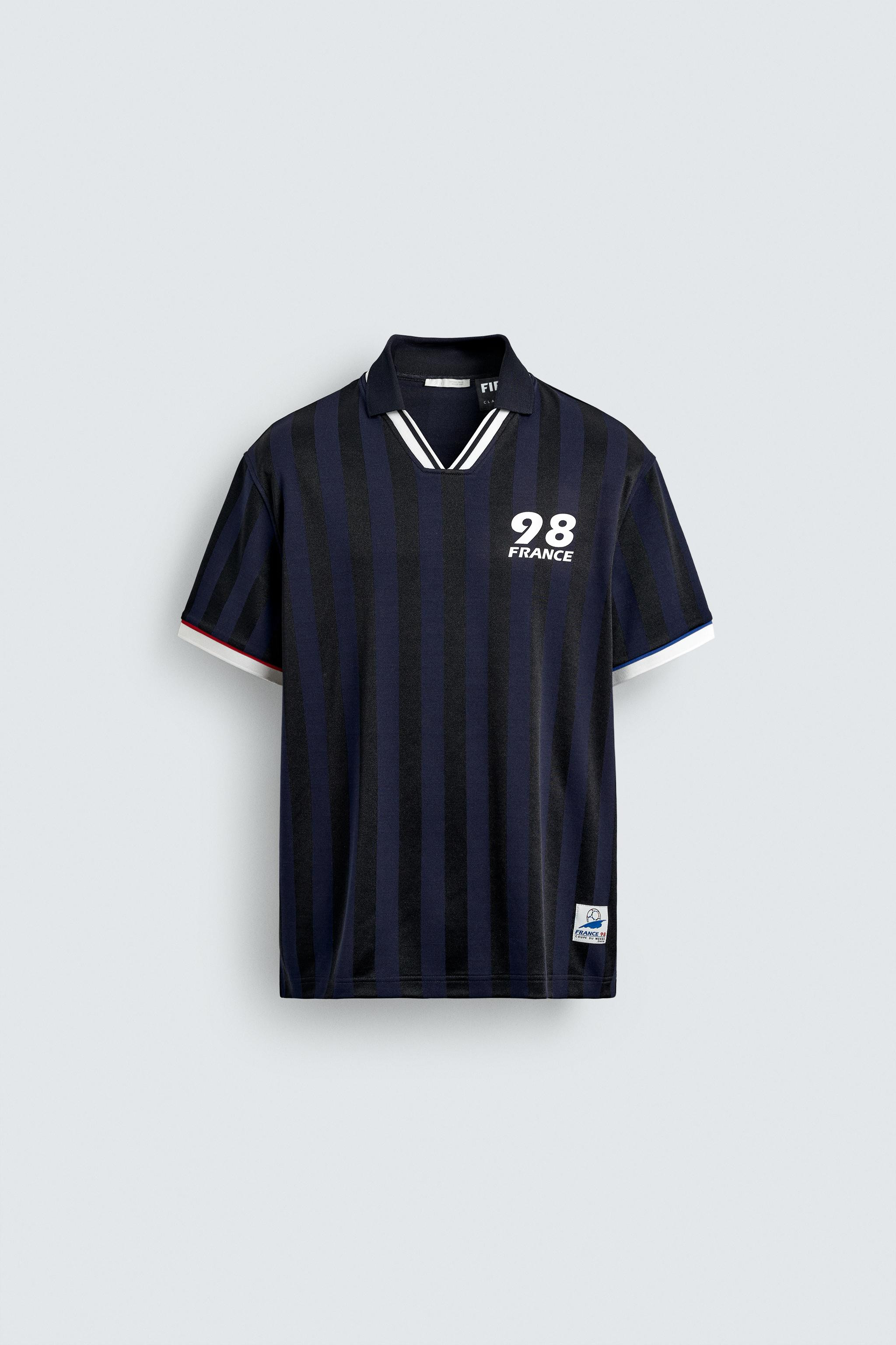 FRANCE 98 FIFA WORLD CUP™ FIFA CLASSICS TECHNICAL POLO SHIRT | Zara UK