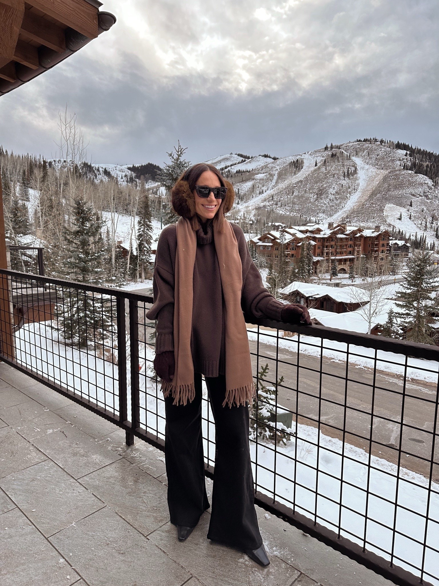 Winter outfit from last year 
Sweater is 25% off tts with a roomy oversized fit 

#LTKOver40 #LTKPetite