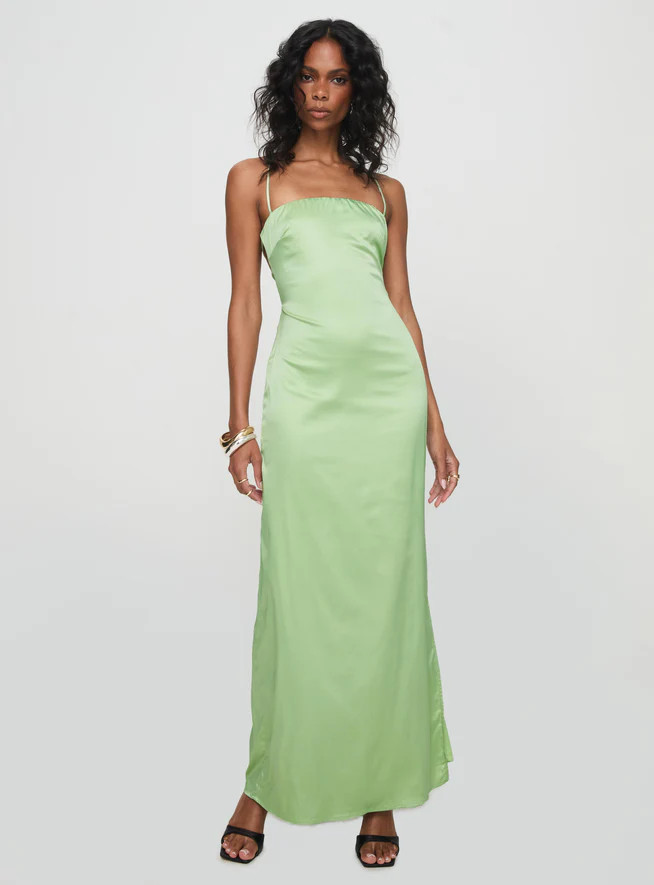 Roselyn Maxi Dress Sage | Princess Polly US