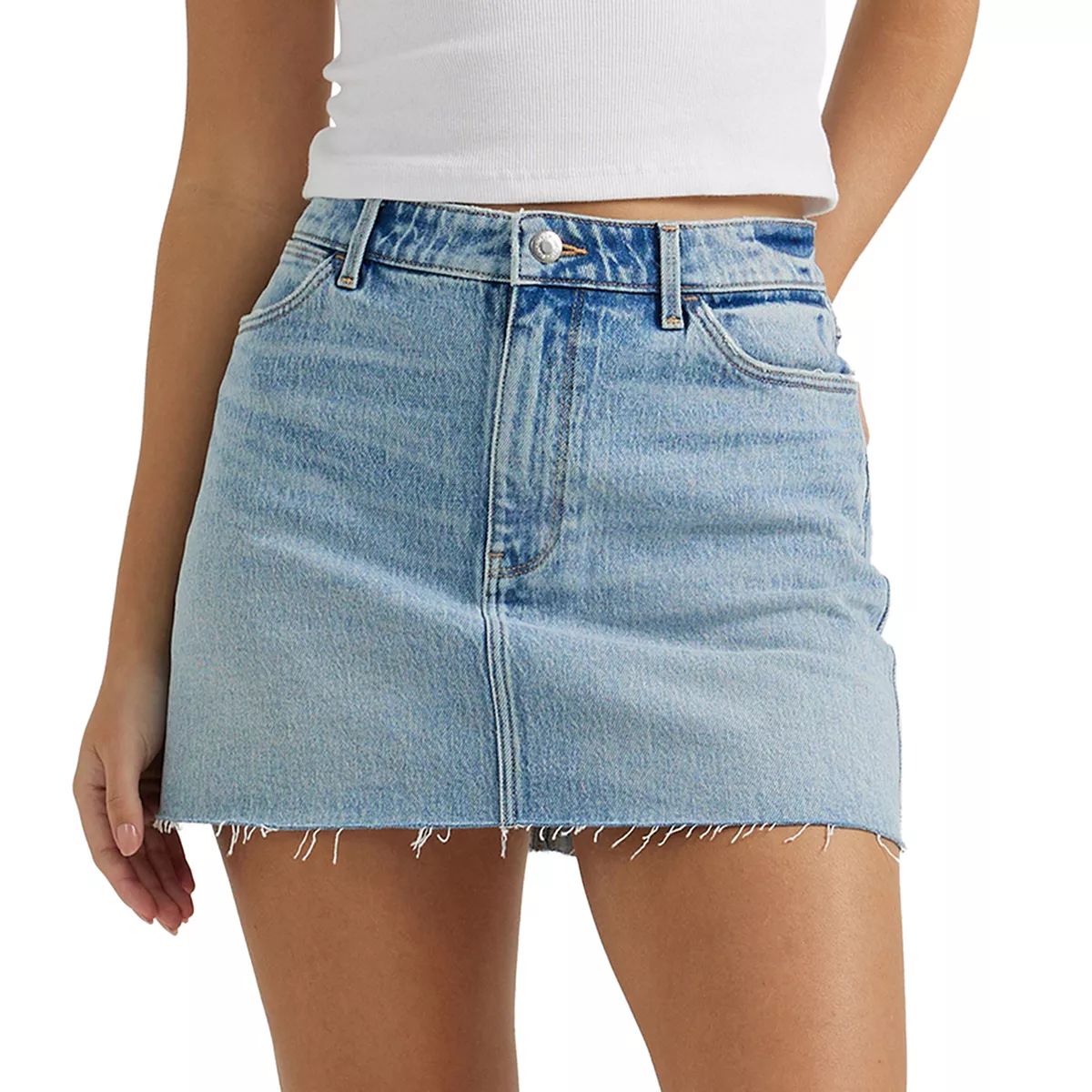 Women's Wrangler Jean Mini-Skirt | Kohl's