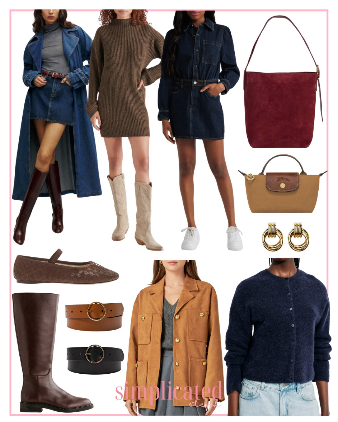 Fall finds from @nordstrom #nordstrompartner 

Boots
Ballet flats 
Cardigan 
Fall dress 
Denim skirt

#LTKStyleTip #LTKSeasonal