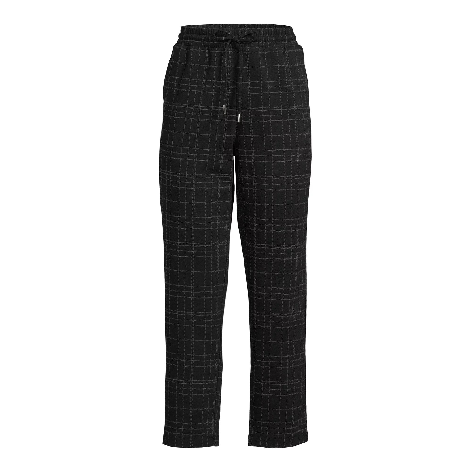 Time and Tru Women's Pull On Knit Pants, 28" Inseam, Sizes XS-XXXL | Walmart (US)