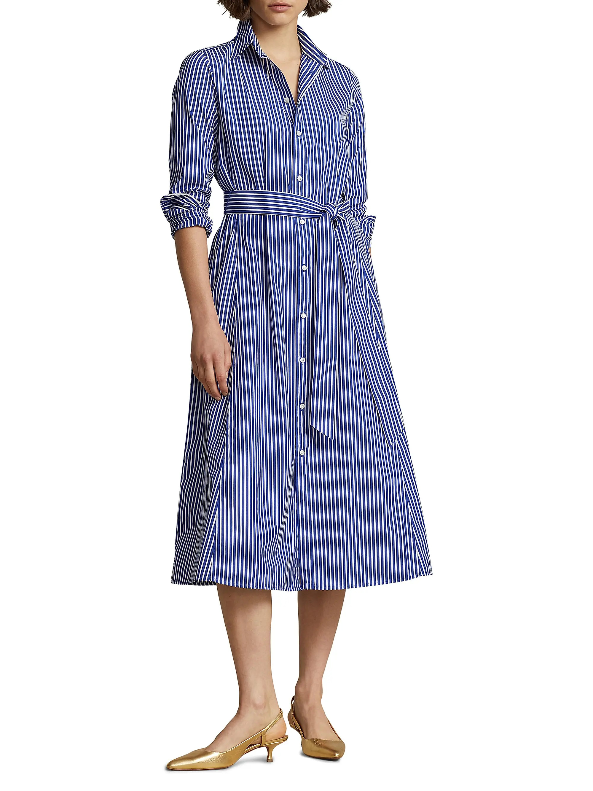 Striped Cotton Shirtdress | Saks Fifth Avenue
