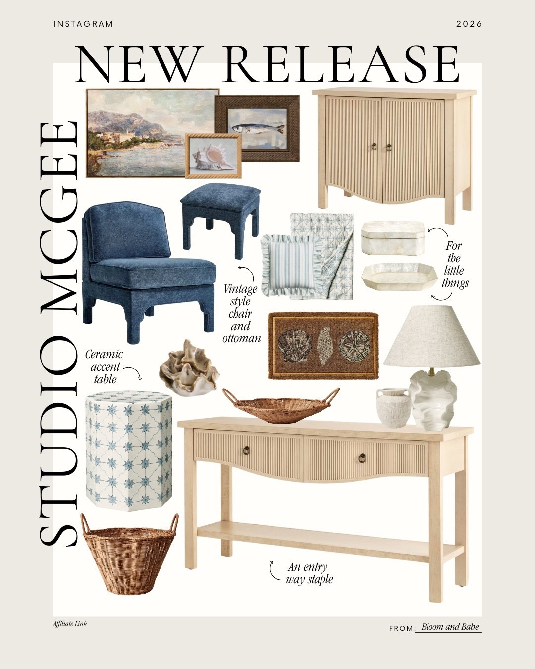 New from Studio McGee and every piece feels intentional. These are the kinds of finds that quietly elevate a space without trying too hard.

#LTKdayinmylife #LTKHome #LTKSeasonal