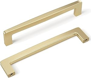 goldenwarm 10 Pack 5 Inch Gold Cabinet Handles Gold Cabinet Hardware Brushed Gold Cabinet Pulls B... | Amazon (CA)