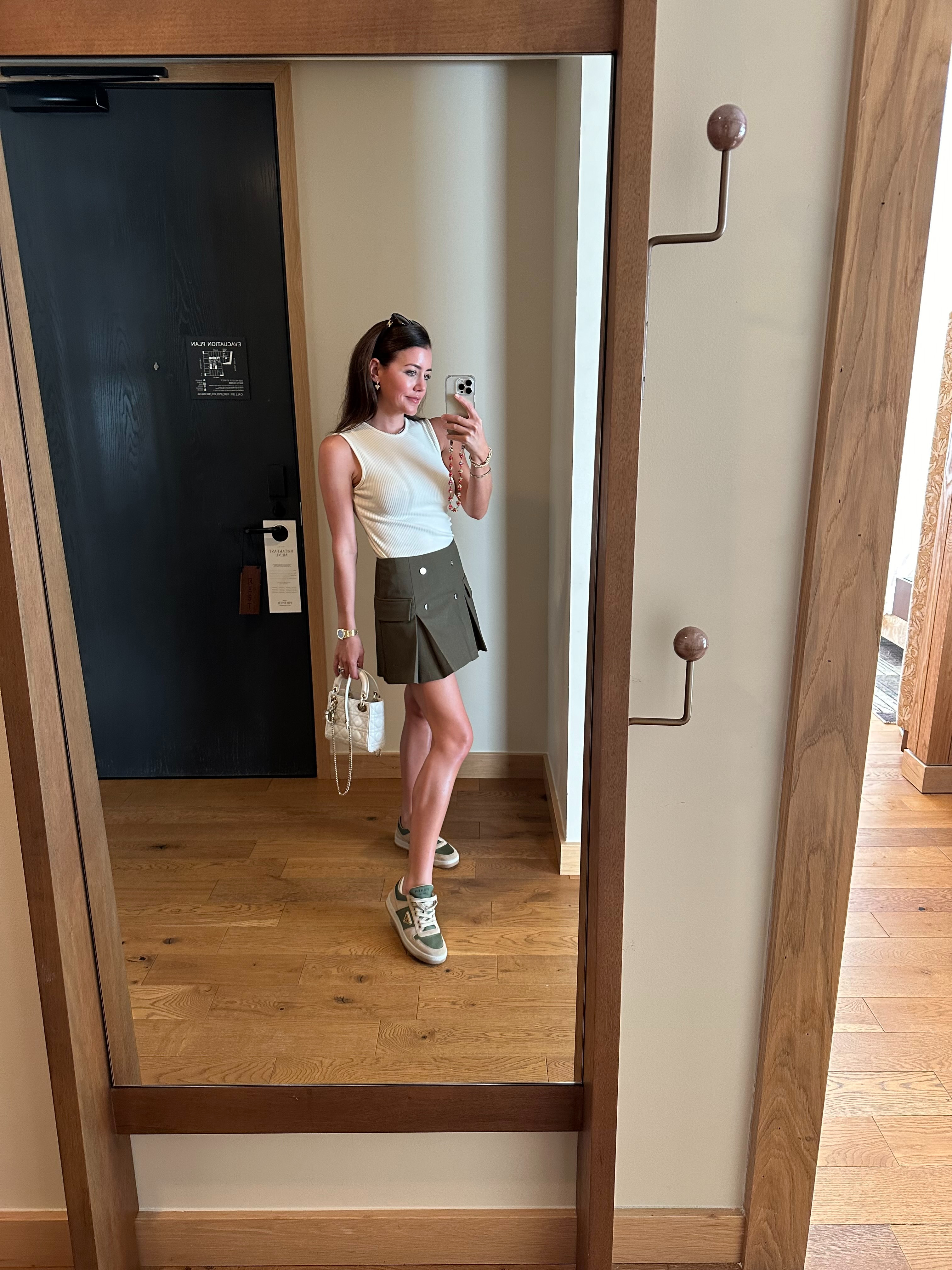 agolde top // staud skirt // prada sneakers // celine sunnies // marlo laz earrings // dior bag 

 