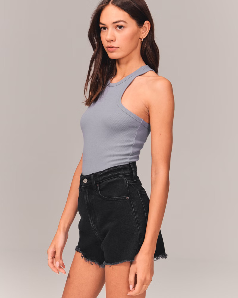 90s High Rise Cutoff Shorts | Abercrombie & Fitch (US)