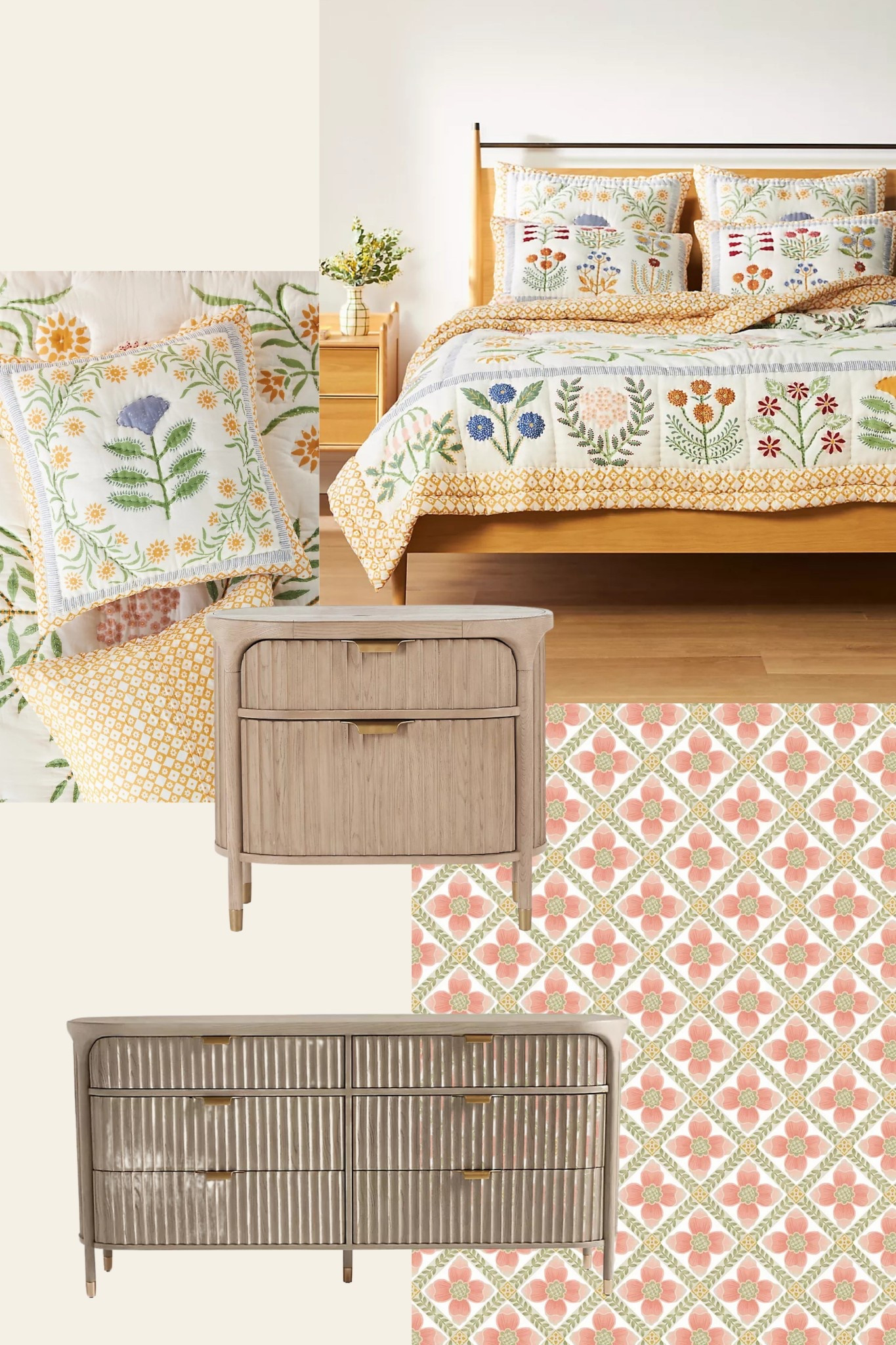 Floral Bedroom Inspiration at Anthropologie | Fluted Dresser, Floral Bedding & Wallpaper

floral bedroom inspo, Anthropologie bedroom, fluted dresser, fluted nightstand, floral bedding, floral pillows, floral wallpaper, romantic bedroom decor, feminine bedroom style, Anthropologie home, bold floral prints, vintage-inspired bedroom, boho chic bedroom, cozy floral room, layered bedding look, statement wallpaper, dreamy bedroom ideas, elegant bedroom furniture, garden-inspired room, soft color palette, Anthropologie furniture, floral interior design, stylish bedroom setup, curated bedroom aesthetic

#LTKHome