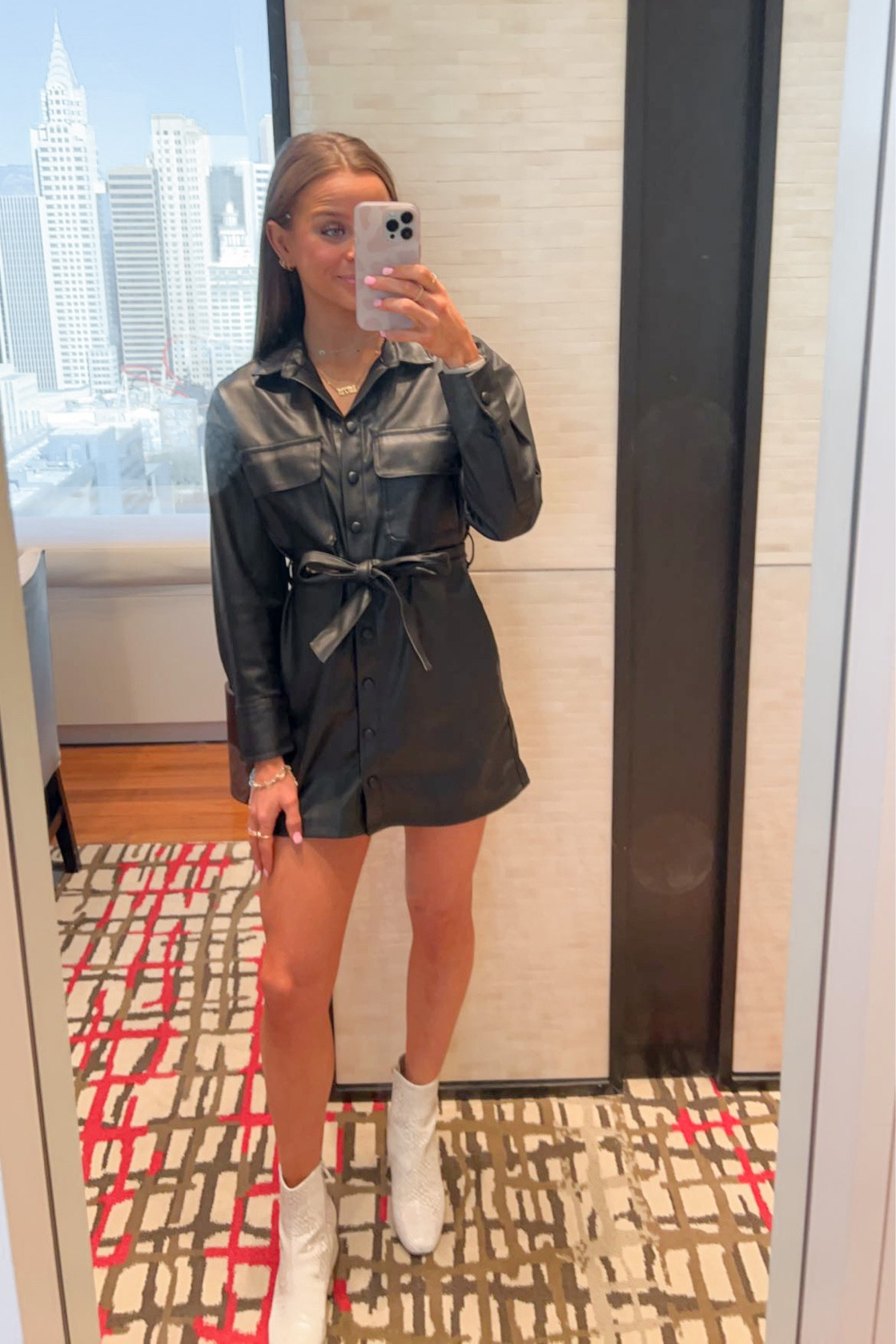 Leather dress / dress up / holiday outfits

#LTKSeasonal #LTKCyberweek #LTKHoliday