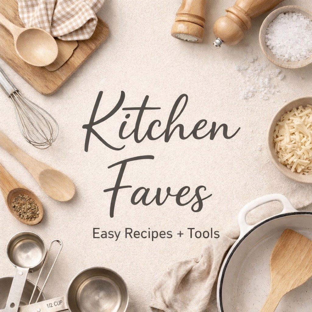 Welcome to my Kitchen Faves 🤍
Easy family recipes + the kitchen tools I use every single day.
Budget meals, real-life cooking, and my tried-and-true cookware all linked here.

#LTKHome #LTKvlog #LTKfoodie