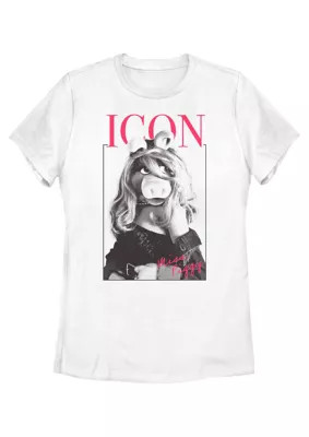 Muppets Women's Empowered Icon Graphic T-Shirt, White, Large | Belk