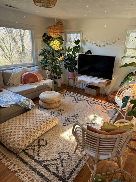 Living room lately 🌸 

living room inspo, boho decor, bohemian home 

#LTKSeasonal #LTKhome #LTKSpringSale