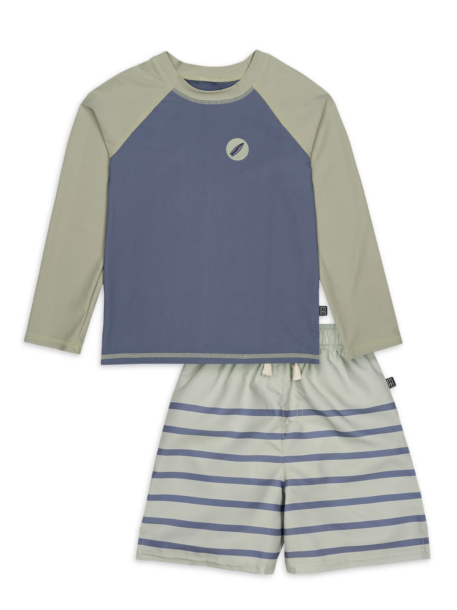 Modern Moments By Gerber Toddler Boy Rashguard and Swim Trunks Set, 12M-5T | Walmart (US)