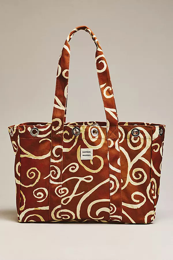 Large Canvas Eyelet Tote | Anthropologie (US)