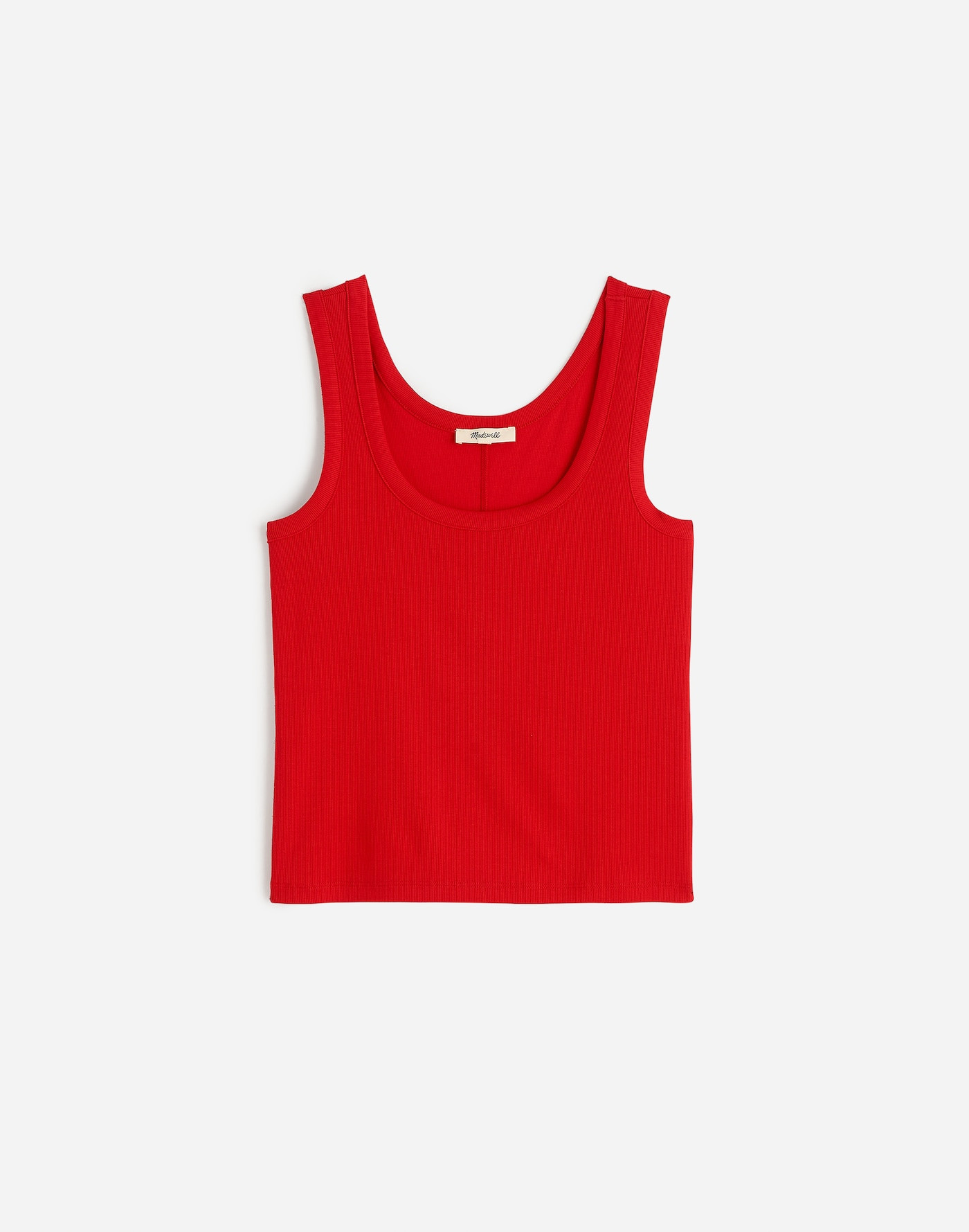 (Re)generative Cotton Ribbed Scoopneck Tank | Madewell