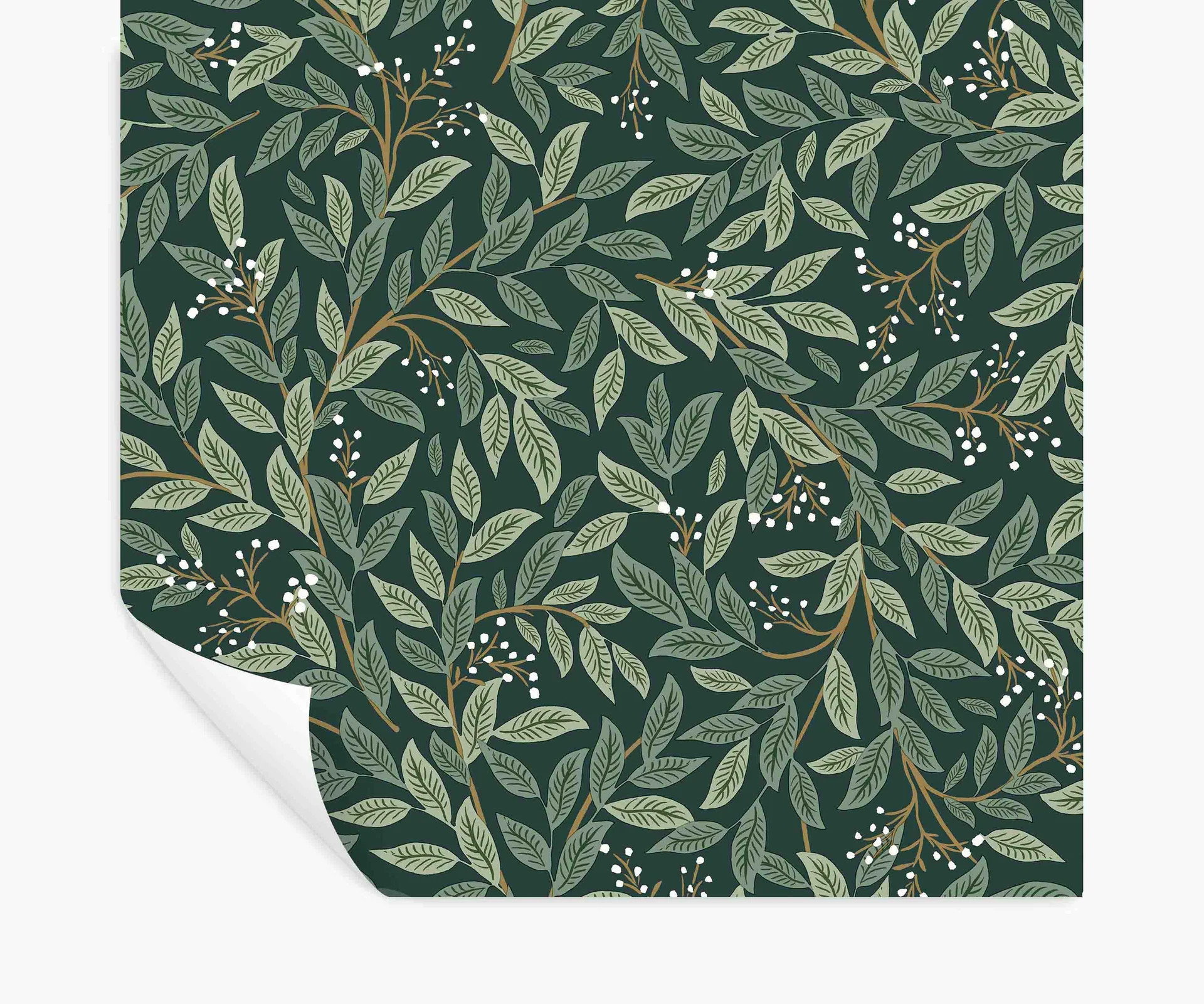 Willowberry Peel & Stick Wallpaper - Emerald | Rifle Paper Co.
