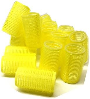 Set of 16 - Medium Size Self Grip Hair Rollers Pro Salon Hairdressing Curlers | Amazon (US)