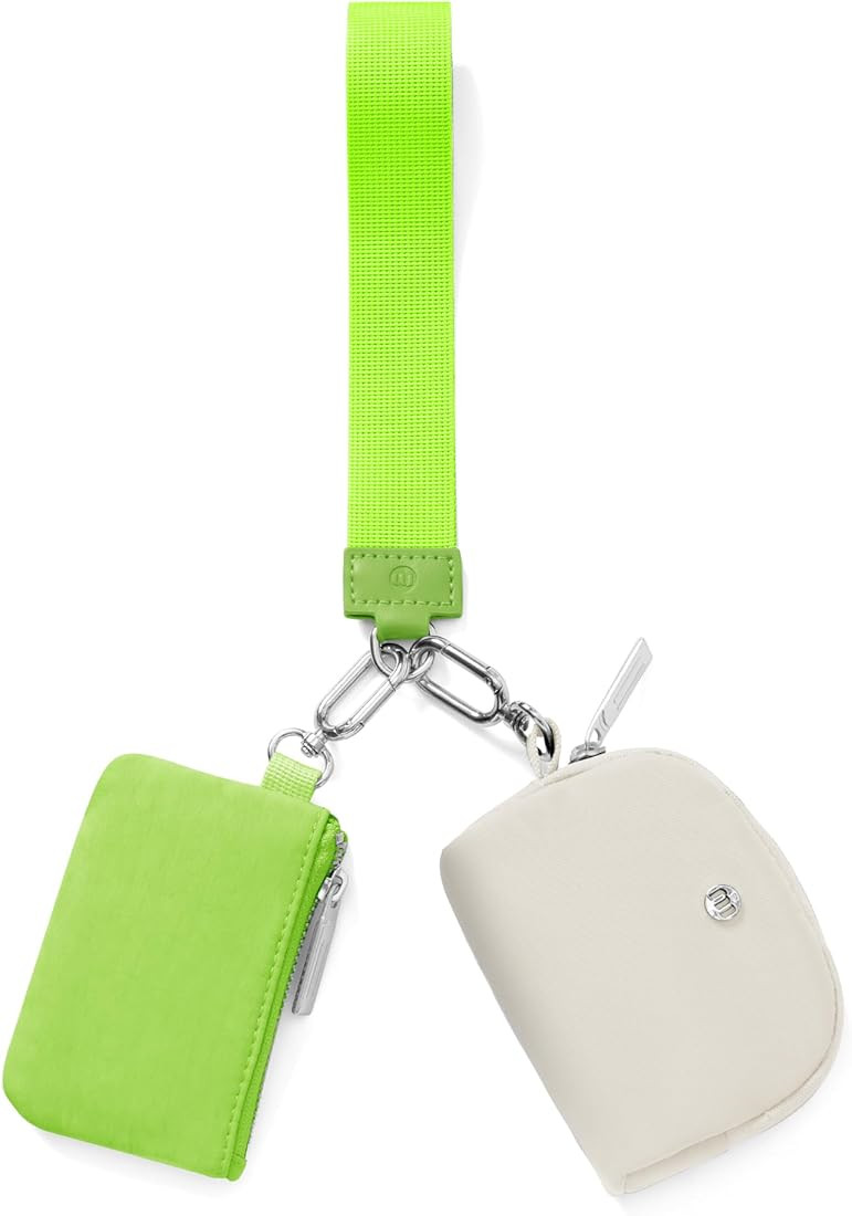 Mum's Memory Mini Zip Around Wristlet Wallet for Women Dual Pouch Wristlet Portable keychain wall... | Amazon (US)