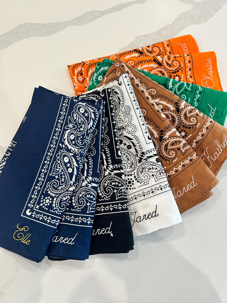 Personalized Bandana | Custom Embroidered Bandana | Embroidered Accessory | Pet Bandana - Etsy | Etsy (US)