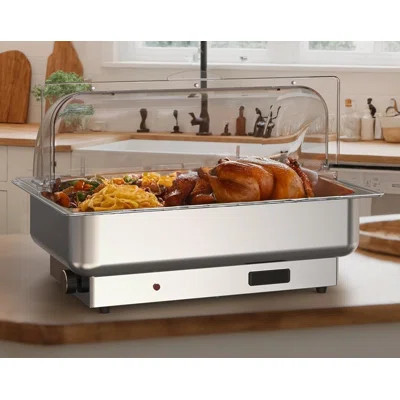 Transparent Lid Electric Chafing Dish Set | Wayfair North America