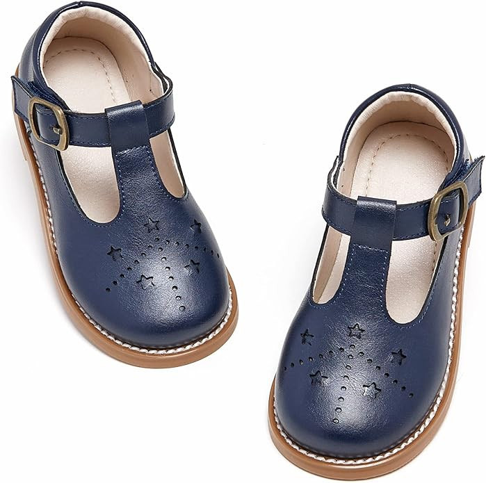 Kiderence Toddler Little Girls Mary Jane Dress Shoes School Oxford for Girls Flats | Amazon (US)