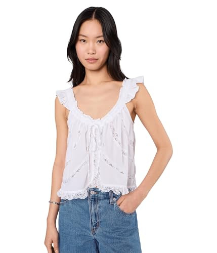 Free People, Womens, Mabel Tank, White Combo, Medium | Amazon (US)