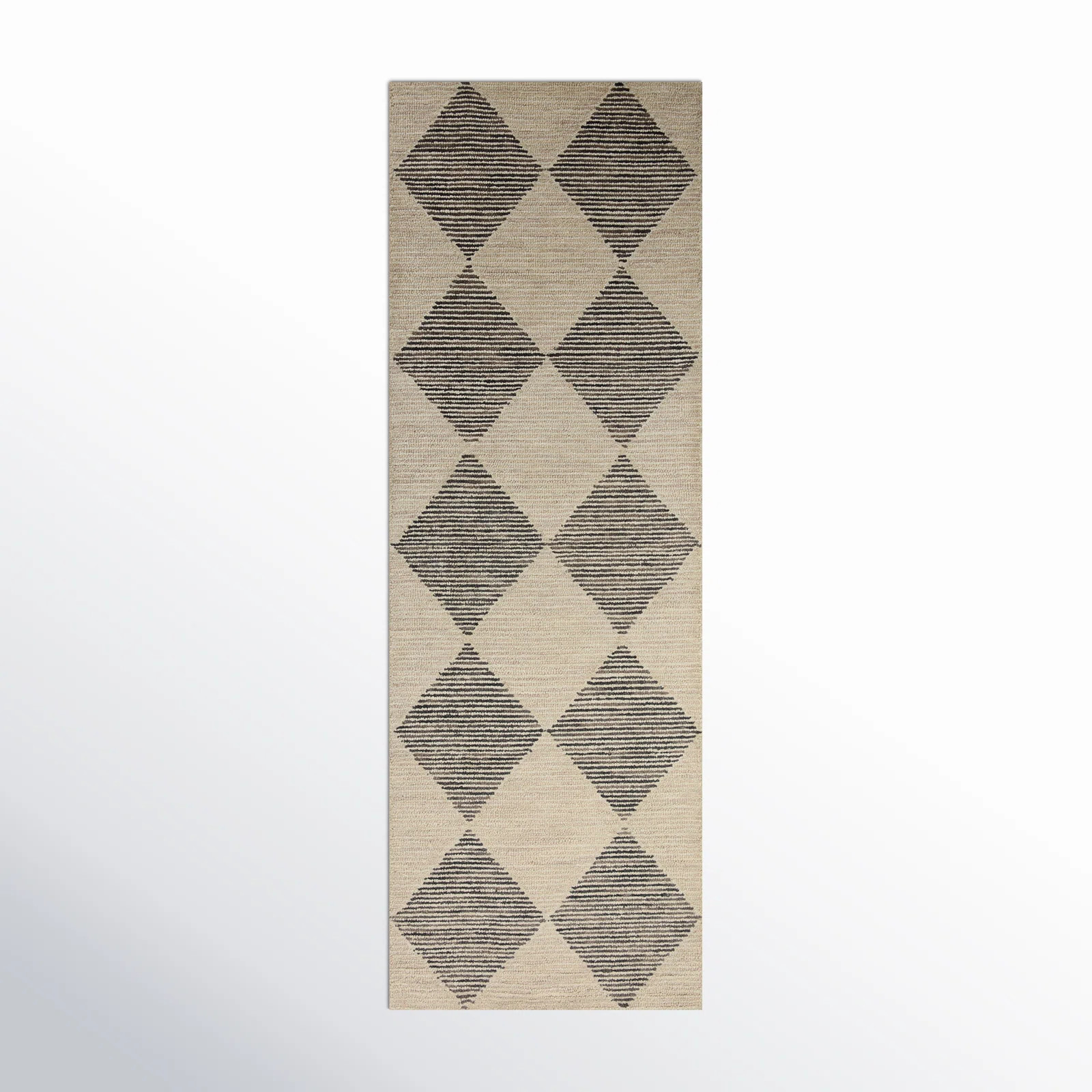 Chris Loves Julia x Loloi Francis Wool Beige / Charcoal Rug | Wayfair North America
