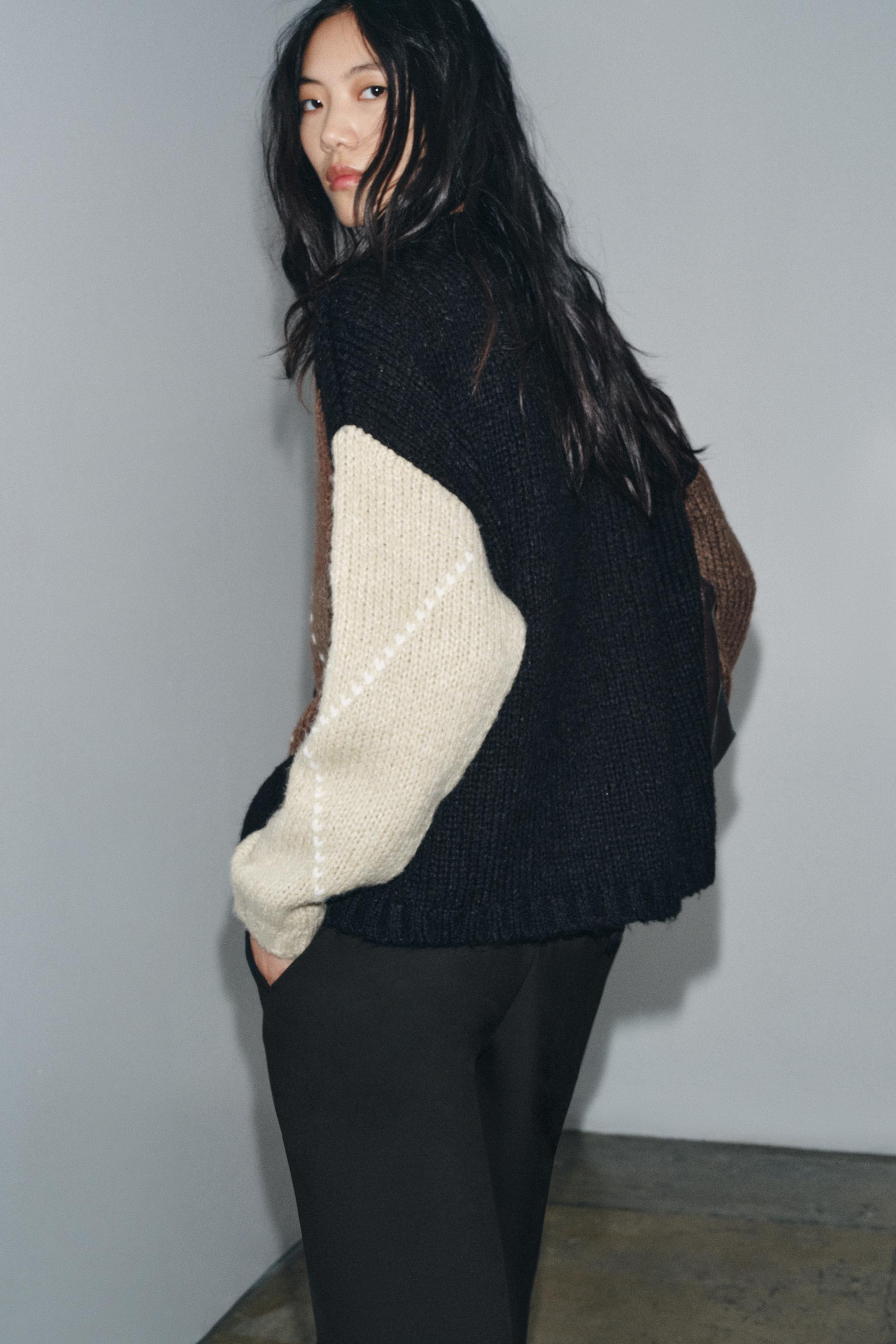 DIAMOND KNIT SWEATER | Zara UK