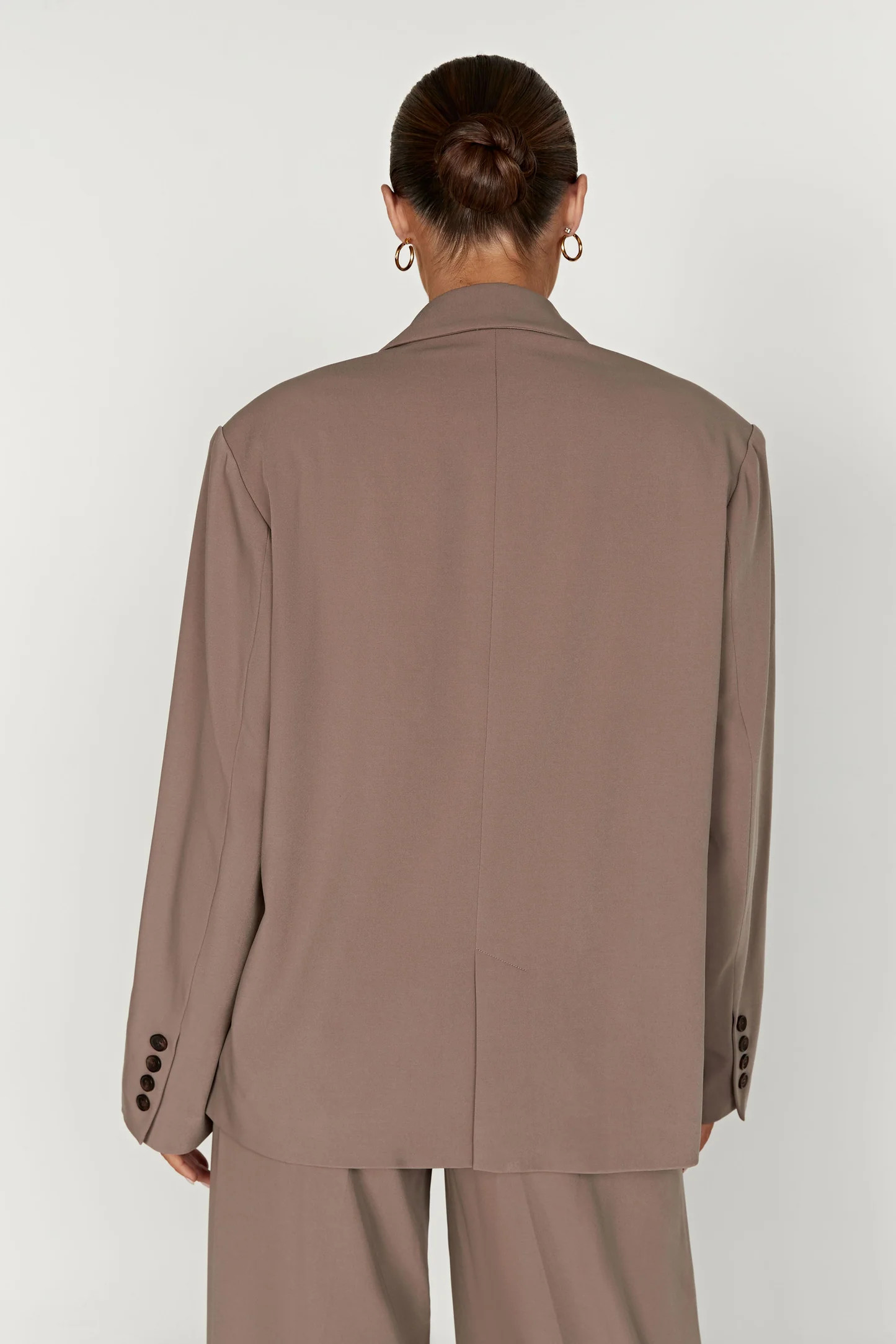 Simone Oversized Blazer - Coco | Meshki (APAC)