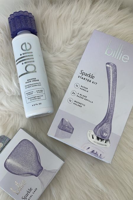 Billie is now available at target! I picked up the sparkle starter kit, travel case and shave cream! 

#LTKunder50 #LTKbeauty