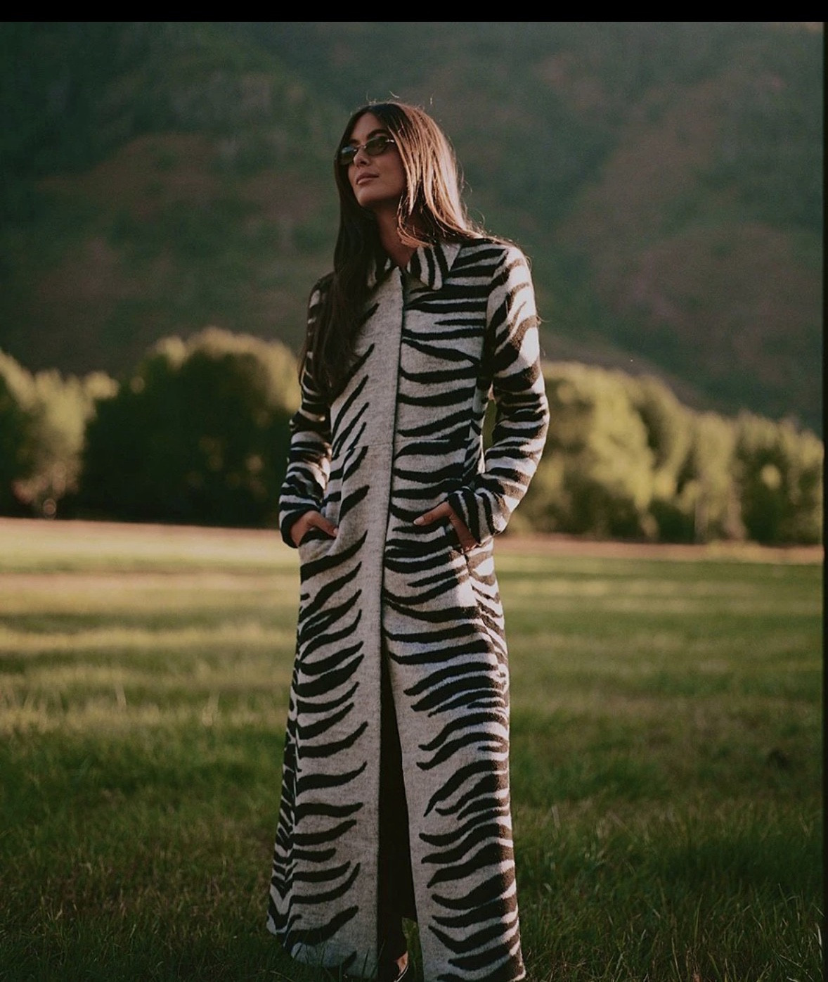 Zebra Print Long Coat 

Love this wool blend long sleeve animal print coat for the winter. 

Easily dress this up or down 

Great work or church coat 

#LTKMidsize #LTKWorkwear #LTKTall