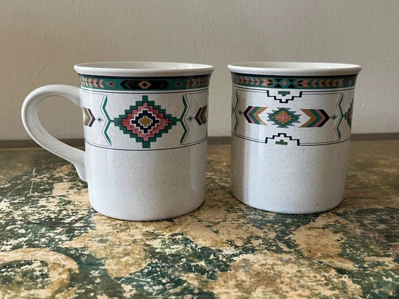 Pair of Vintage Studio Nova Adirondack Mugs | Etsy (US)