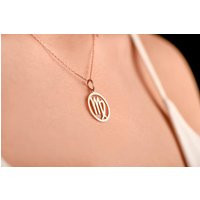 Gold Virgo Necklace, Virgo Symbol Pendant, Zodiac Solid Gold, Astrology Zodiac Jewelry, Birthday Gift Necklace, Christmas Ring, X-Mas | Etsy (US)