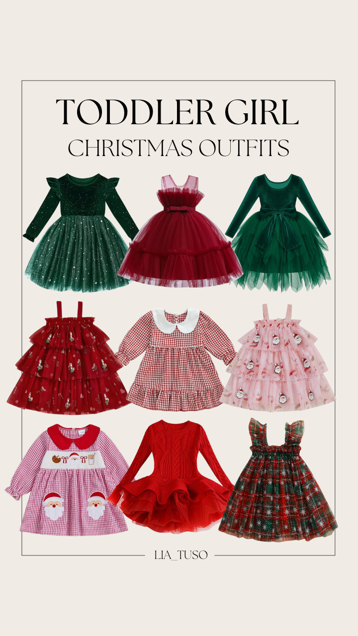 Toddler Girl Christmas Outfits || Toddler girl Christmas outfits 🎄🎀 Cozy, cute, and holiday-ready! All linked for easy shopping.

#ToddlerStyle #HolidayOutfits  

 #LTKHoliday #LTKSeasonal #LTKKids