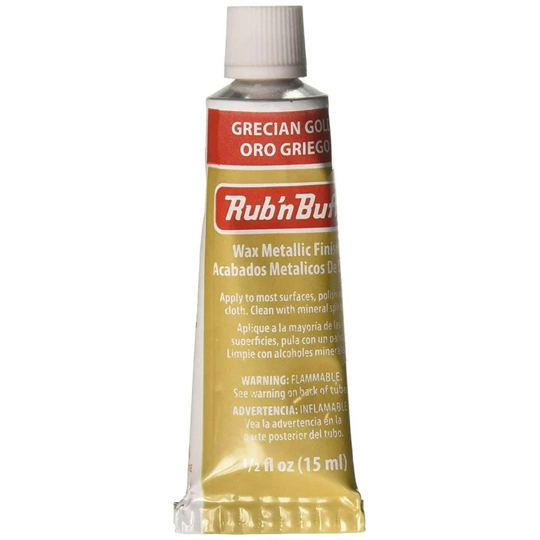 Amaco Rub 'N Buff Wax Metallic Finish, Grecian Gold, 0.5-Fluid Ounce | Walmart (US)