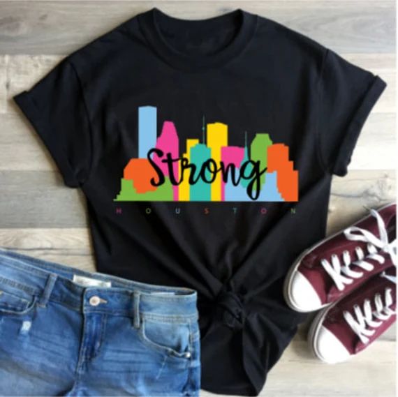 Houston Strong Skyline Camisa | Etsy (ES)