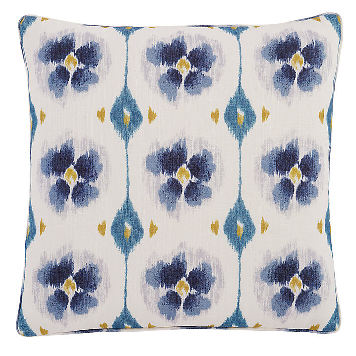 Cesta Floral Ikat Pillow | Ballard Designs, Inc.