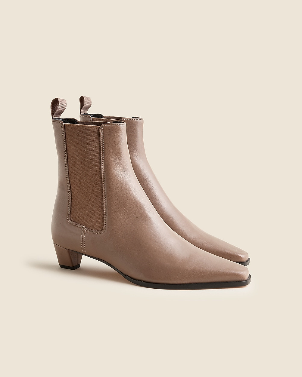 Remi square-toe ankle boots in leather | J. Crew US