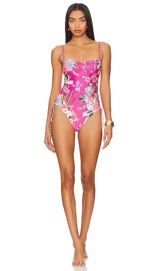 x REVOLVE Elilah One Piece in Pink Floral | Revolve Clothing (Global)