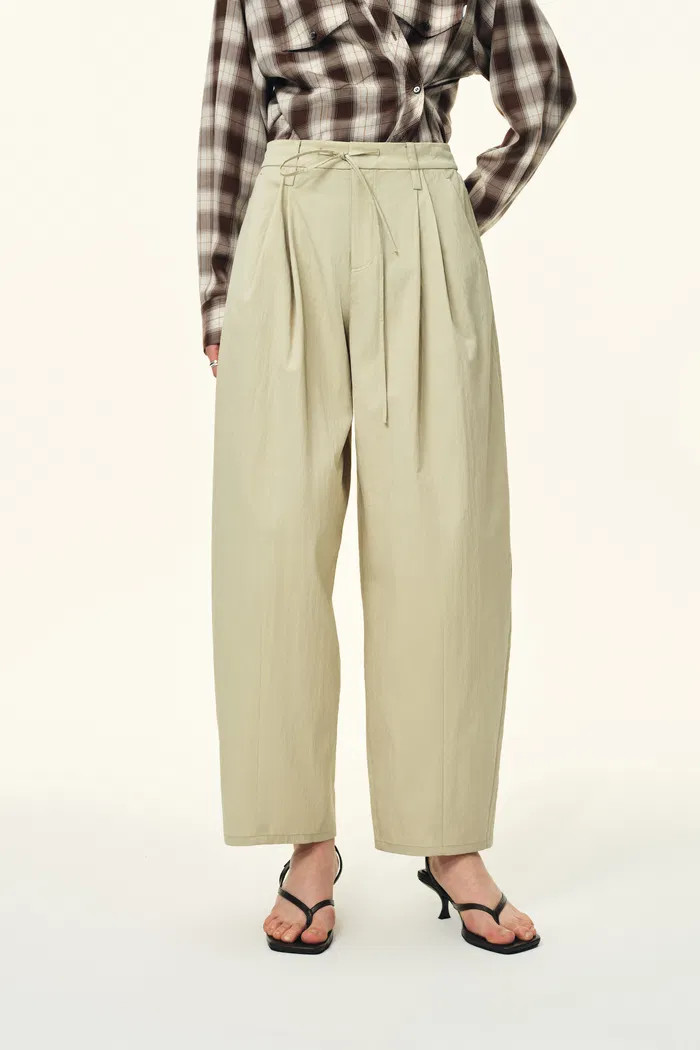 Mina Balloon Cropped Pants in Cotton | Fabrique