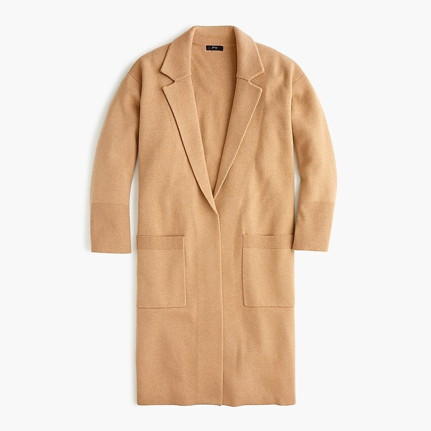 Ella open-front long sweater-blazer | J. Crew US
