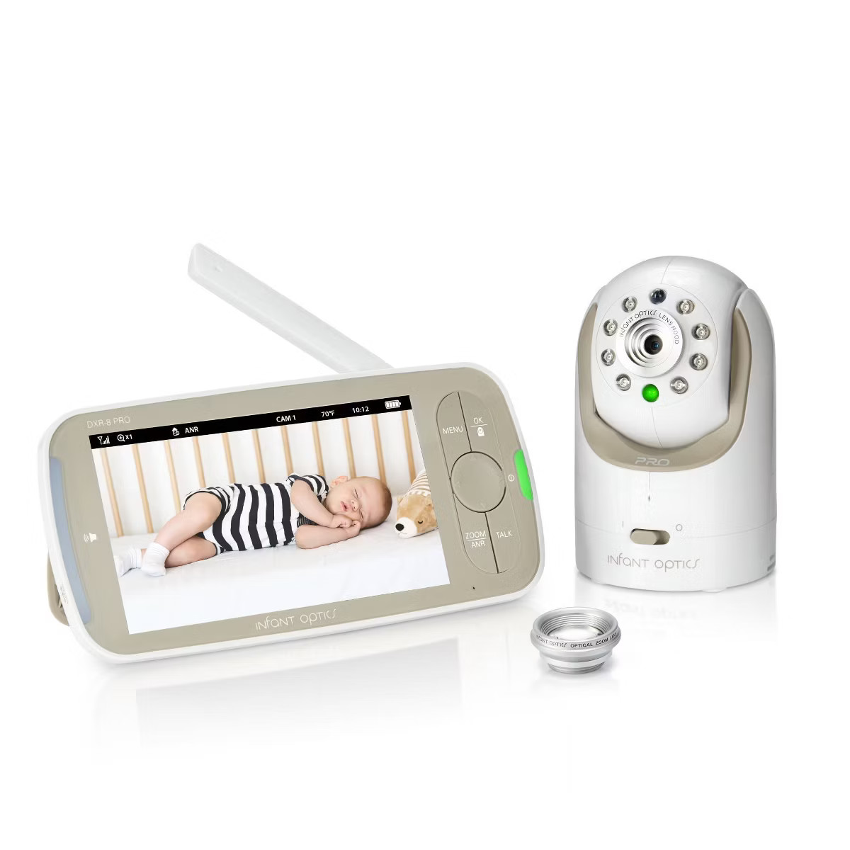 Infant Optics Digital Video Monitor DXR-8 Pro: High-Definition 5" Screen, Interchangeable Lens, 2... | Target