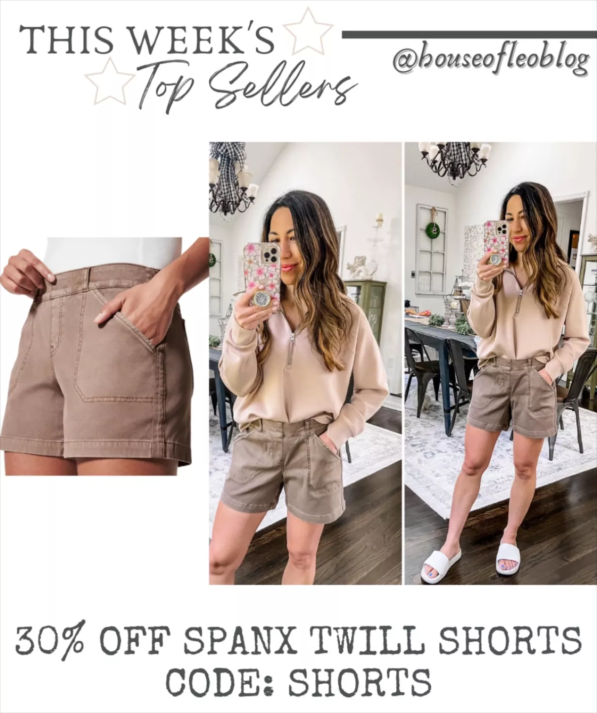 SPANX, Shorts, Spanx Stretch Twill Shorts 4