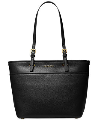 Michael Kors Winston Large Leather Zip-Top Tote Bag - Macy's | Macy's
