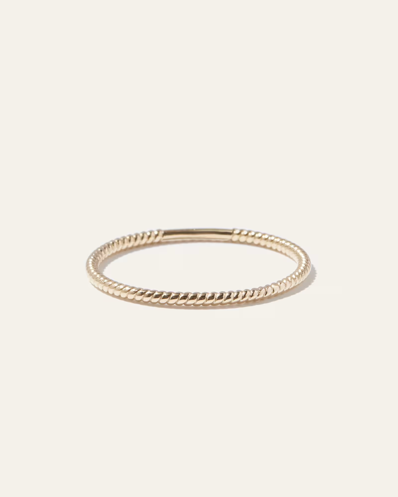 14K Gold Twist Ring in Yellow Gold | Quince