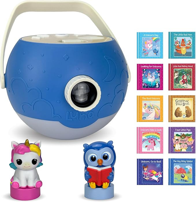 Kids Book Projector - 5 Unicorn & 5 Classic Read-Aloud Stories, 10 Songs, Night Light & Soothing ... | Amazon (US)